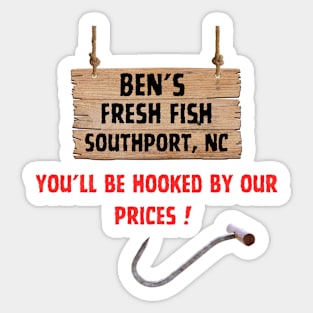 Ben’s Fresh Fish Sticker